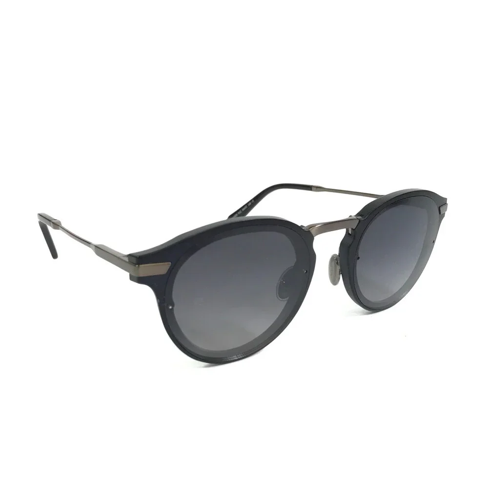 Omega Sunglasses OM0029 91C Matte Black Brushed Gunmetal Frames Gradient Lenses